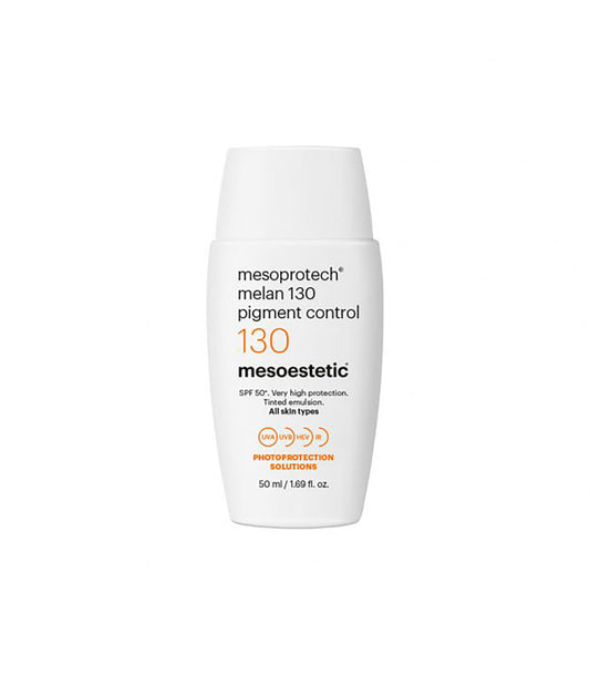 Zonnecrème MET TINT: Melan 130 mesoestetic met SPF 50++